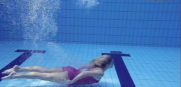  Elena Proklova underwater mermaid in pink dress